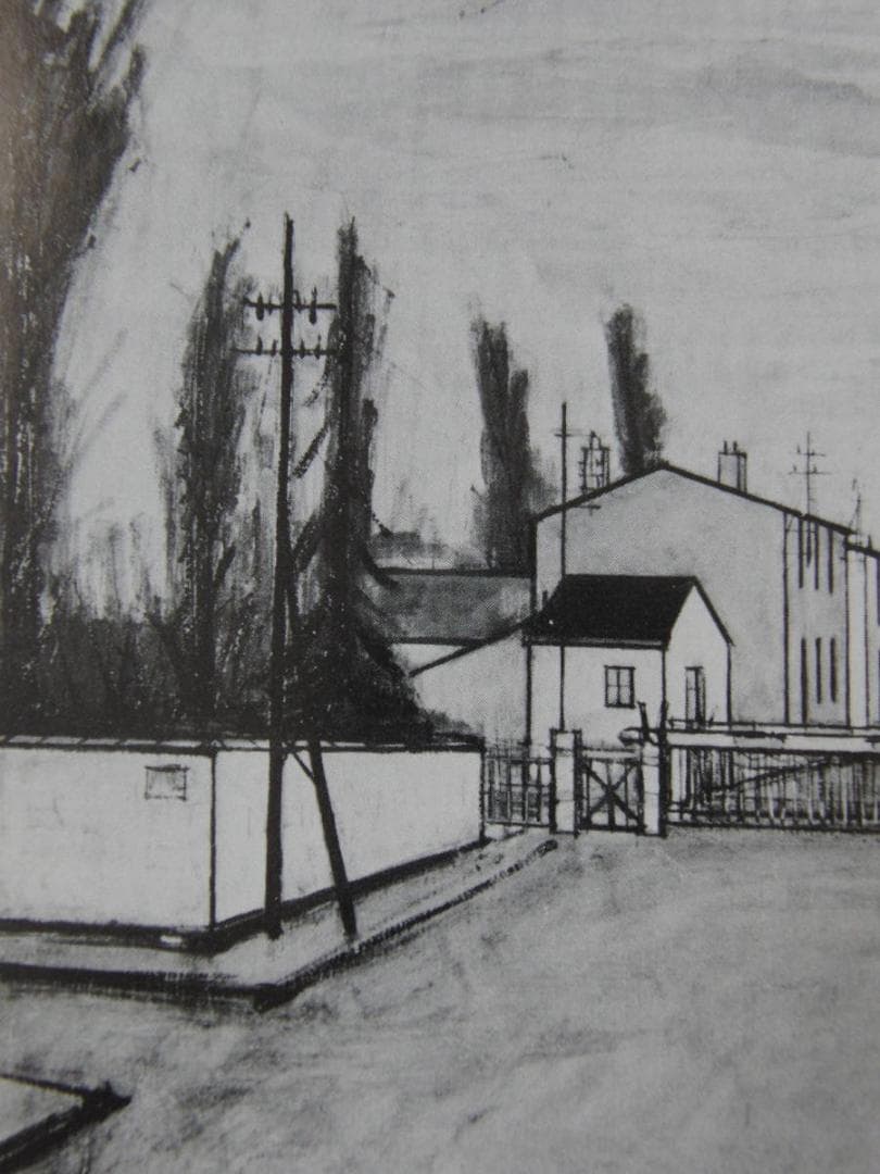 ベルナール・ビュッフェ「Le passage a niveau a Arcay」 - メルカリ