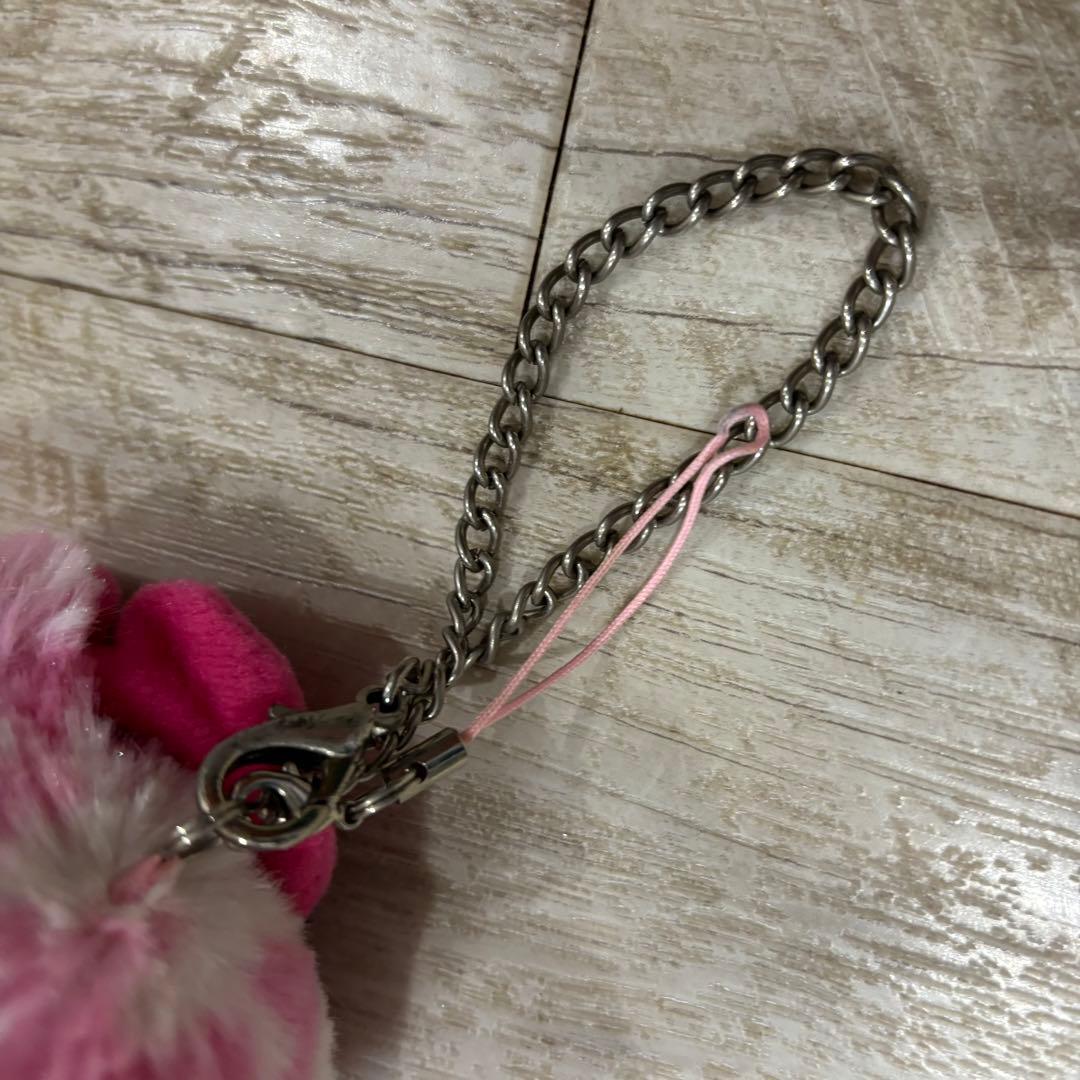 セキグチ モンチッチ ピンク 着ぐるみ ヒョウ柄 ぬいぐるみ