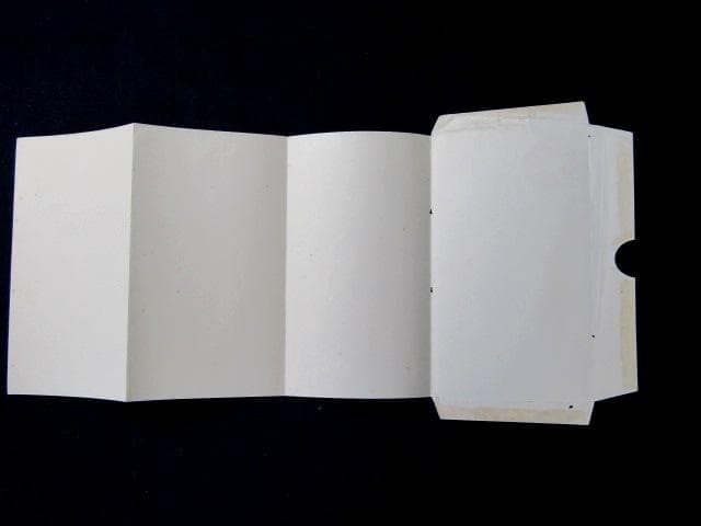 ☆菊花丸型封緘はがき　3銭 半円切り抜き 未使用　1912～1917逓信省発行☆