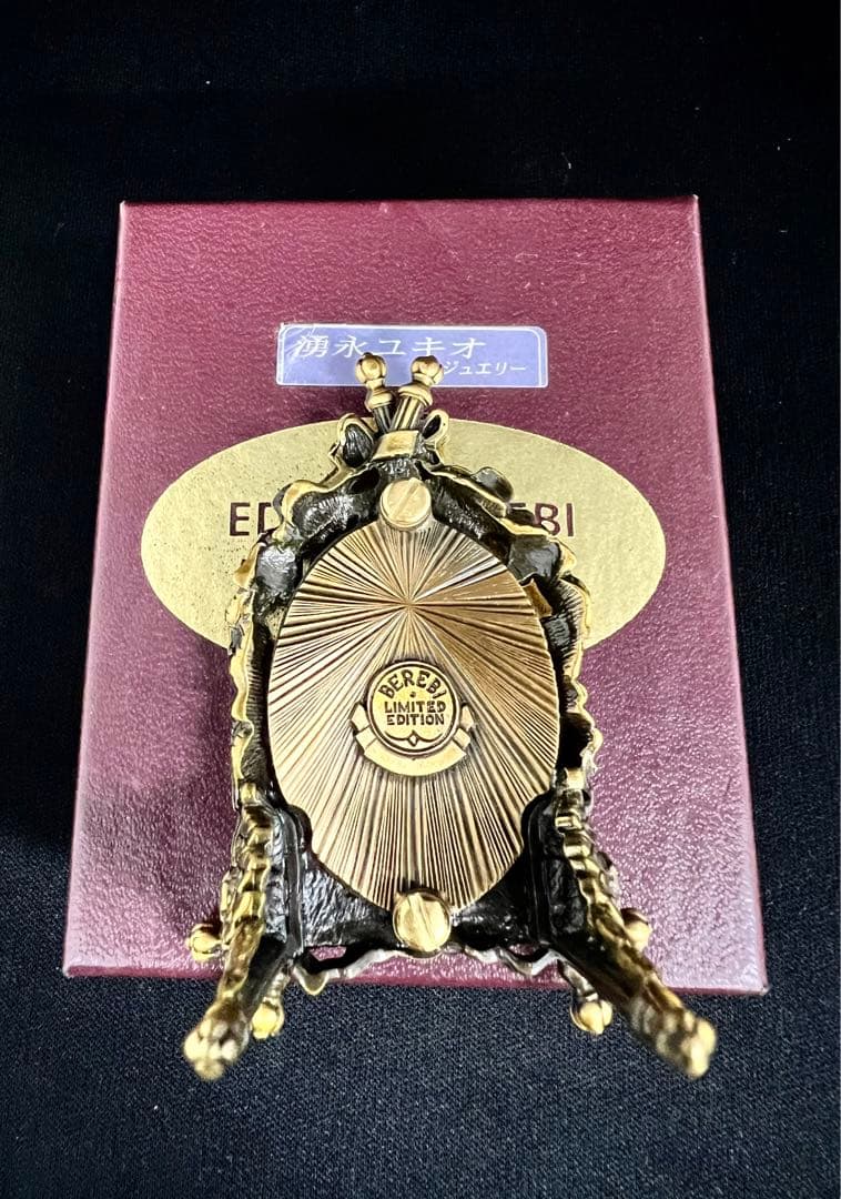 EDGAR BEREBI】リーガルミニフレーム】スワロフスキークリスタル】パール