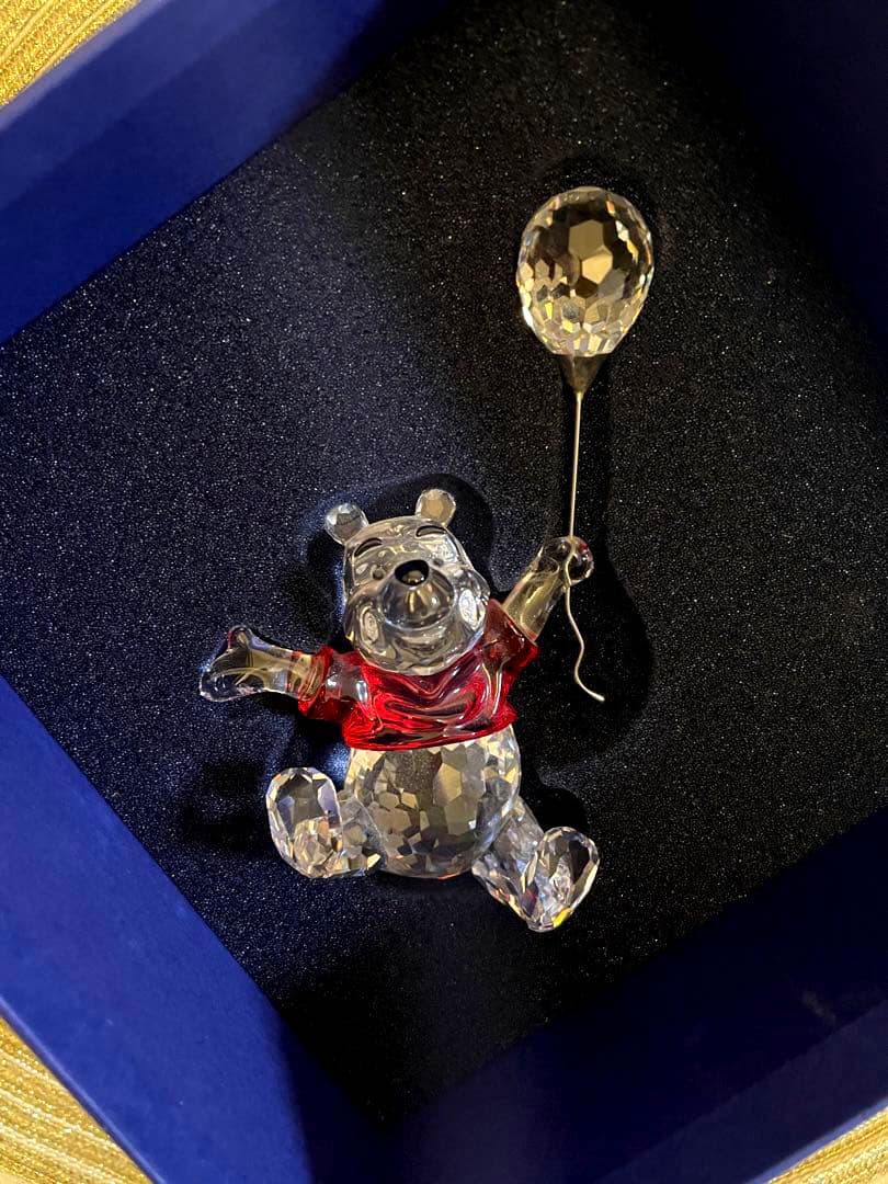 早い者勝ち！スワロフスキー⭐︎希少⭐︎ くまのプーさん&タイトルプレートセット