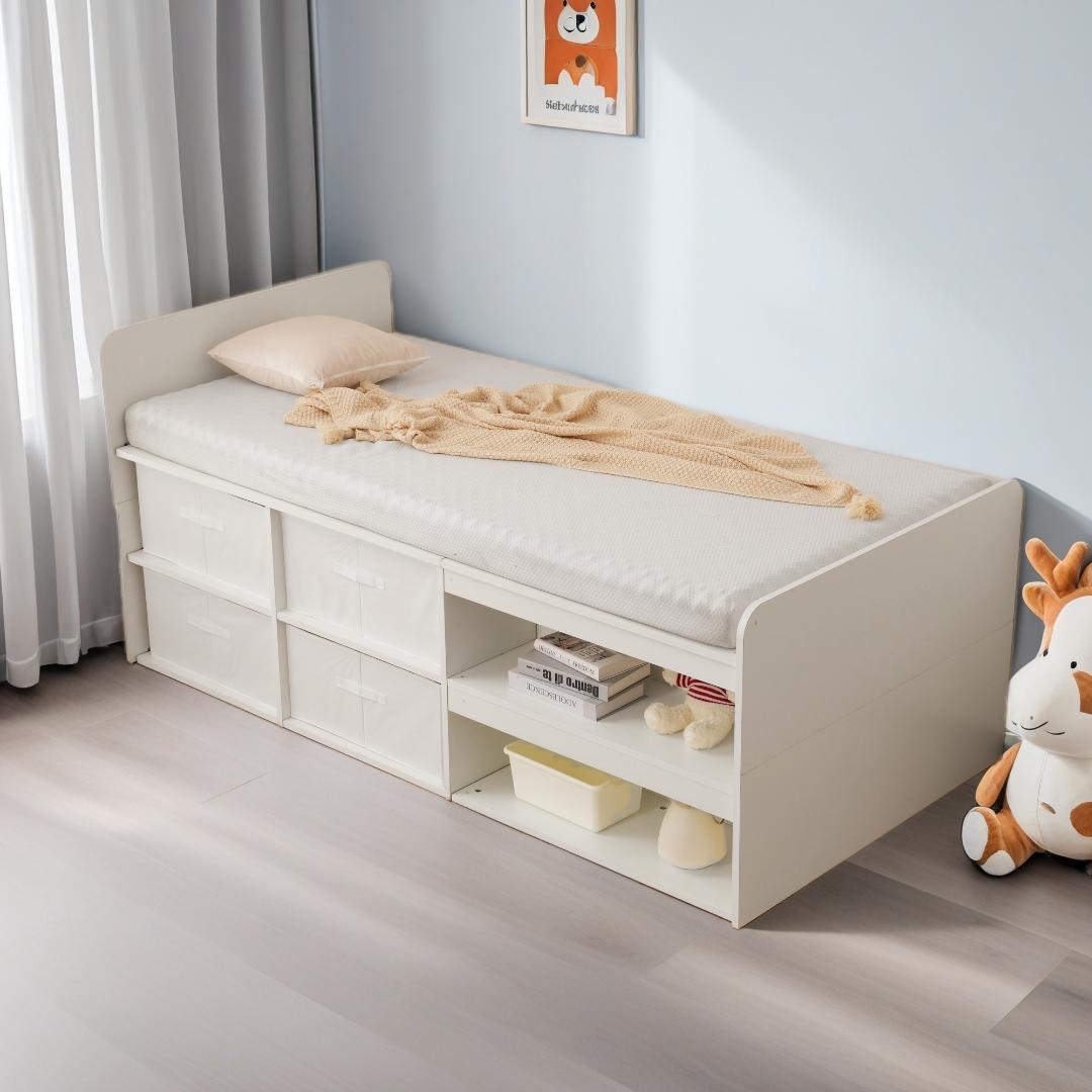 S ベッドフレーム シングル シングルベッド 高いベッドシングル荷重約200kg