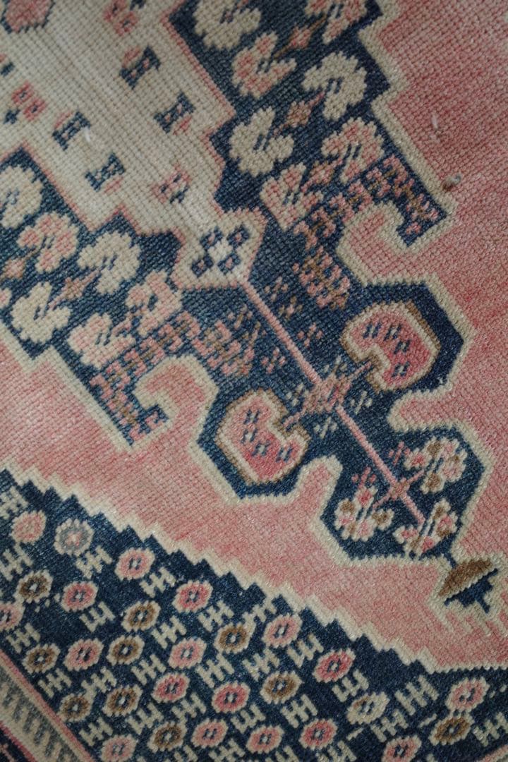 トルコ コンヤ ウール100% ヴィンテージ ラグ - メルカリ