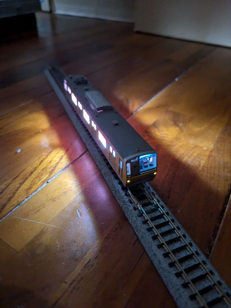 マイクロエース営団地下鉄7000系 冷房準備車6両セット室内灯、GM