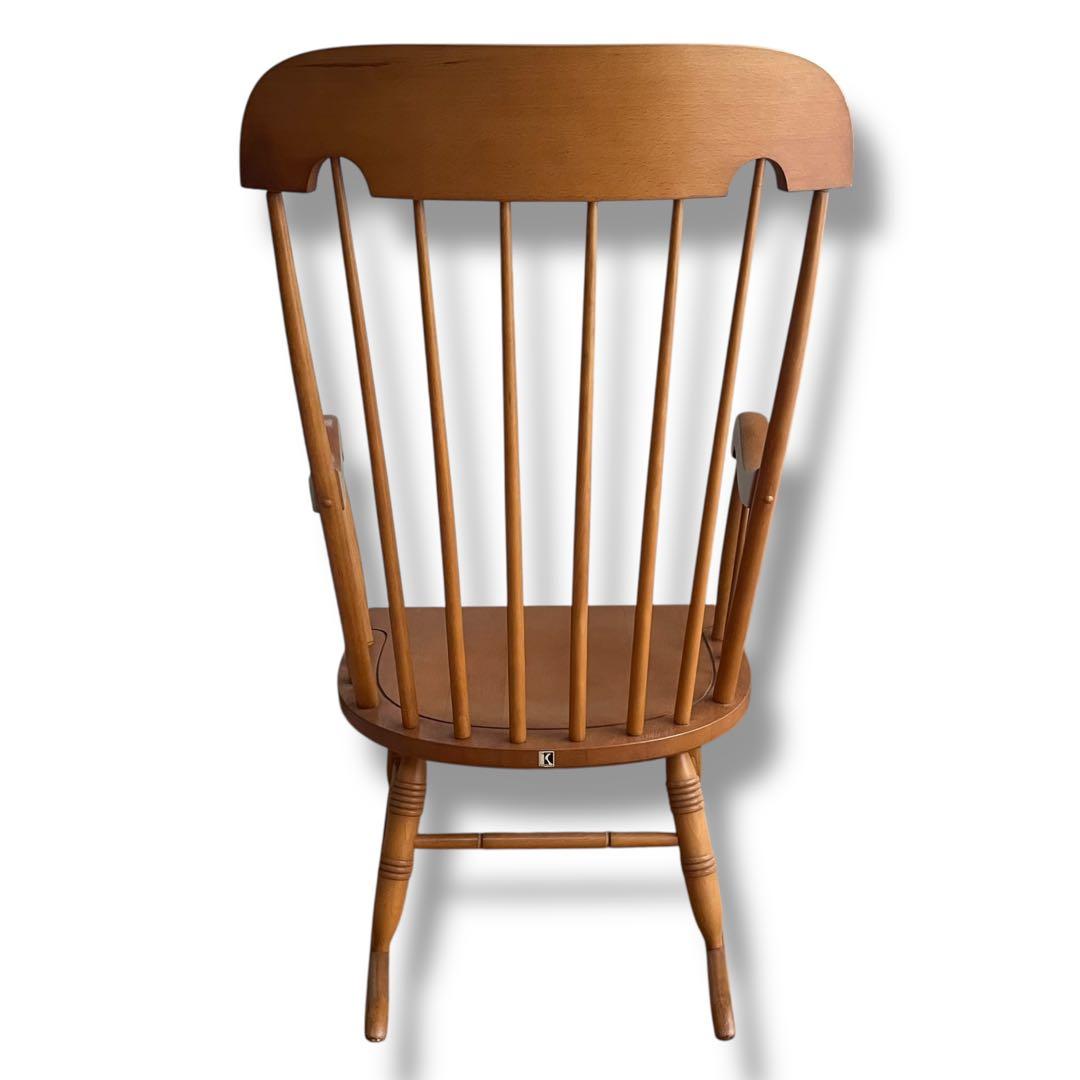 飛騨産業 キツツキマーク ロッキングチェア ウィンザースタイル 揺り椅子 穂高