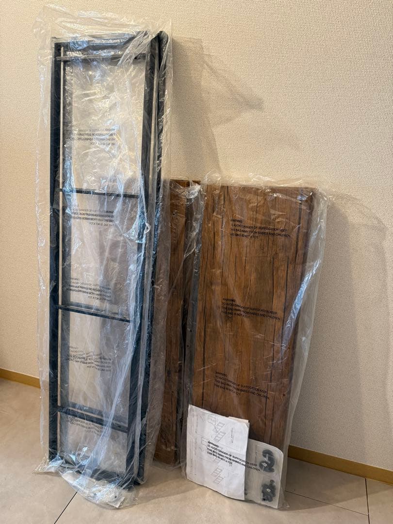 【新品未使用】4段オープンラック 幅100cm