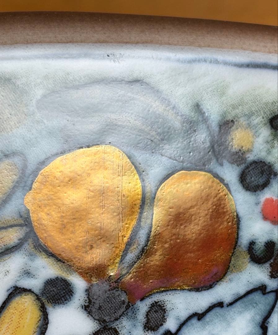 【希少品】ARABIA ヘルヤ \"Auringossa loistaen\"陶板画