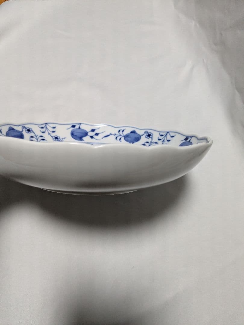 マイセン　ブルーオニオン　サラダボウル