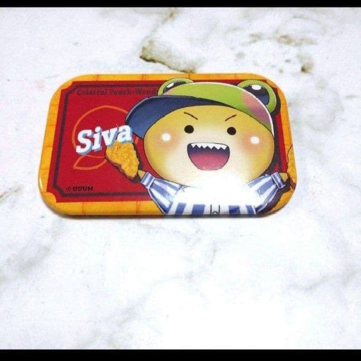 カラフルピーチ、トレーディング缶バッジ、ウェンディーズ、シヴァ2個