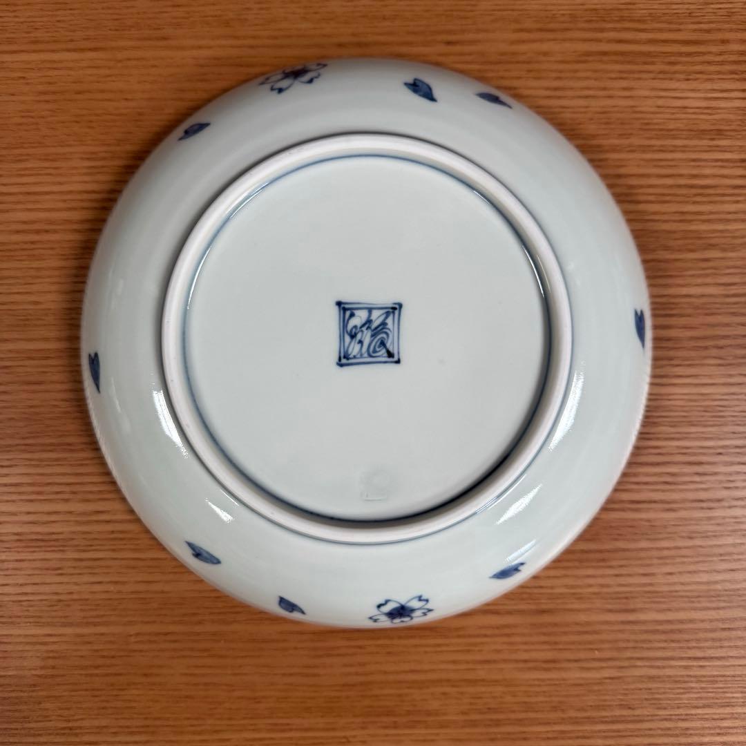 有田焼 福泉窯：染付外濃しだれ桜文 七寸皿☆最後の1枚です♡ - メルカリ