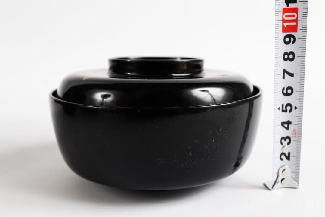 木製漆器 花蝶蒔絵 吸物椀 五客 漆芸④