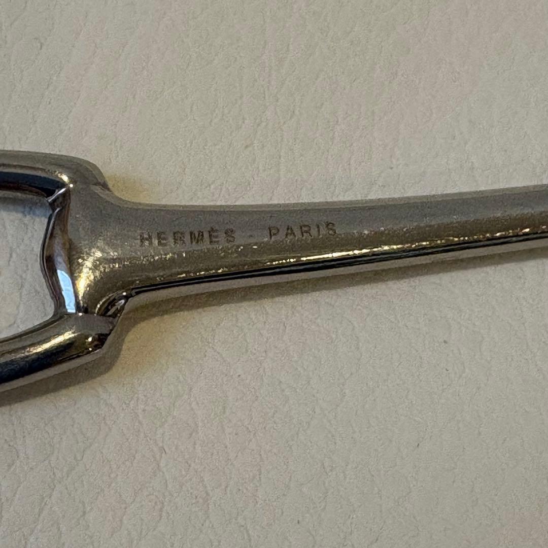 美品 エルメス アトラージュ　ティスプーン ステンレススティール B