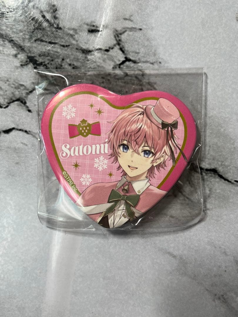 すとぷり さとみ 2022ハート缶バッジ - メルカリ