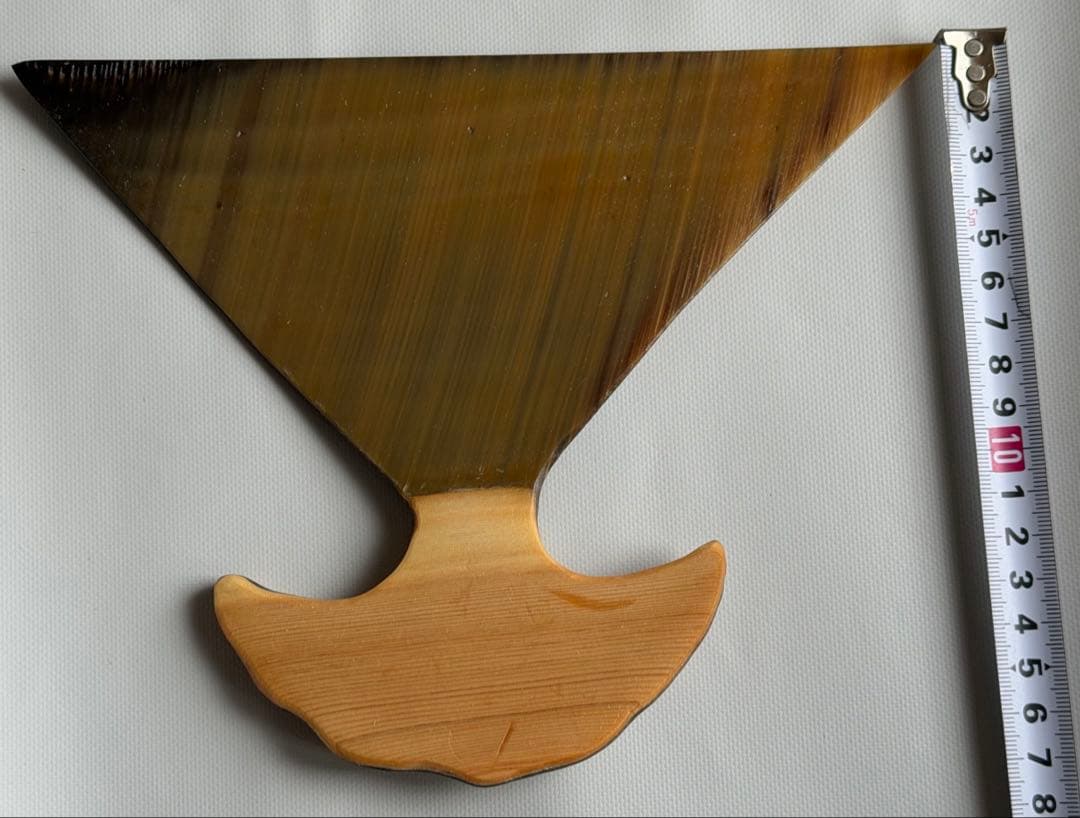 超レア！　鯨髭板製　琵琶用撥