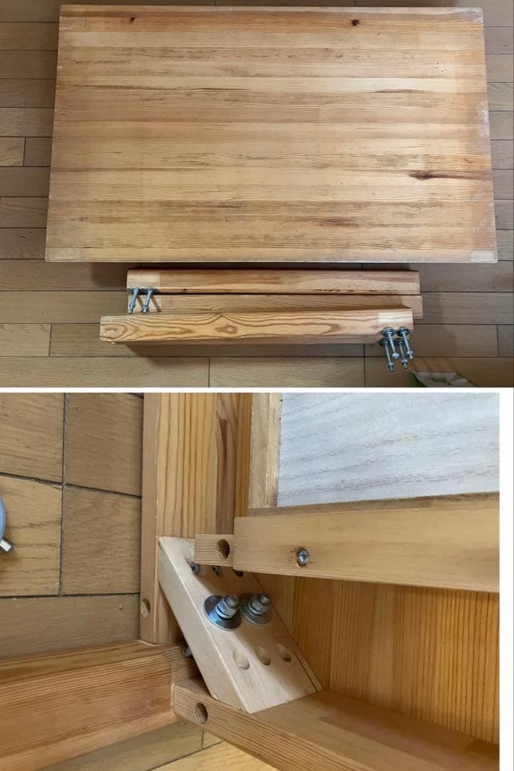 110tony 様専用 MUJ I無印良品 パイン材学習机セット - メルカリ