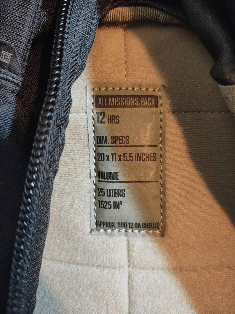 5.11 amp12＋Admin Gear Set