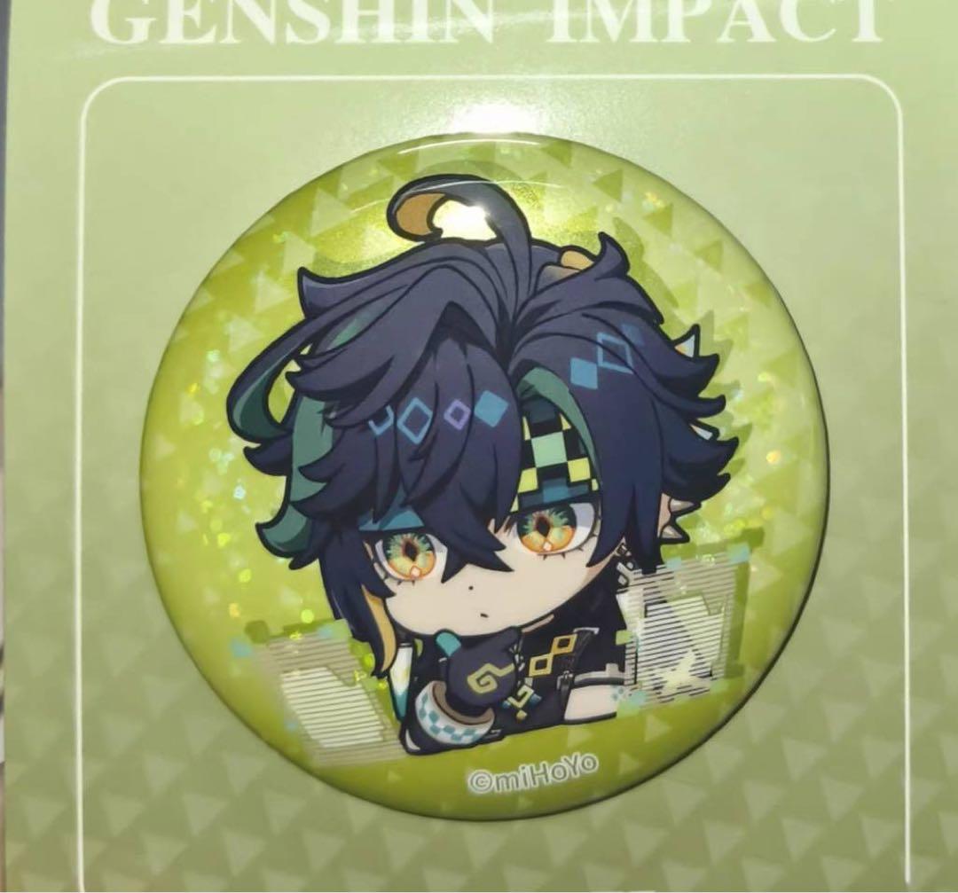 公式正規品 キィニチ ちびキャラ缶バッジ 原神 ナタ バッチ ミニキャラ