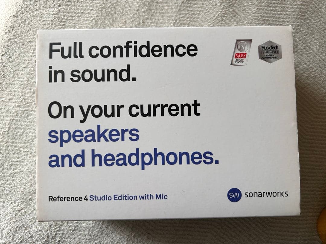 SonarworksReference 4 Studio Editionマイク付