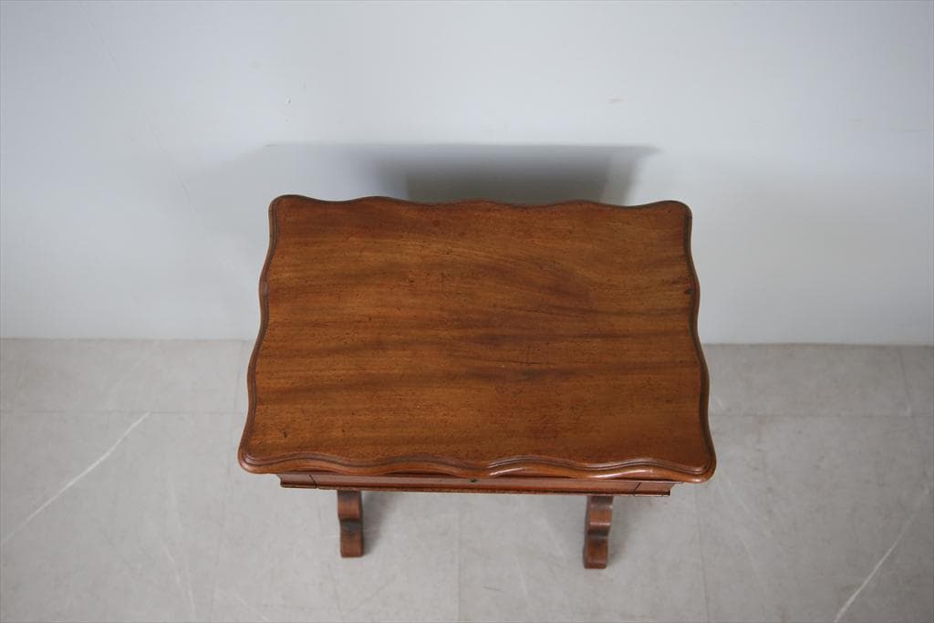 フランスアンティーク木製ドレッサー/テーブル/化粧机デスク/飾り棚(91-238