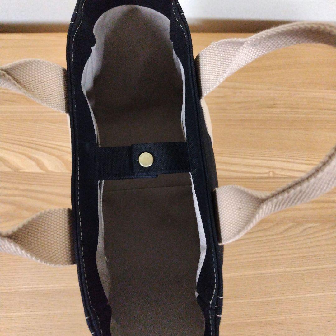 ハンドメイド、トートバック、帆布、ワイドベルト、ラウンド