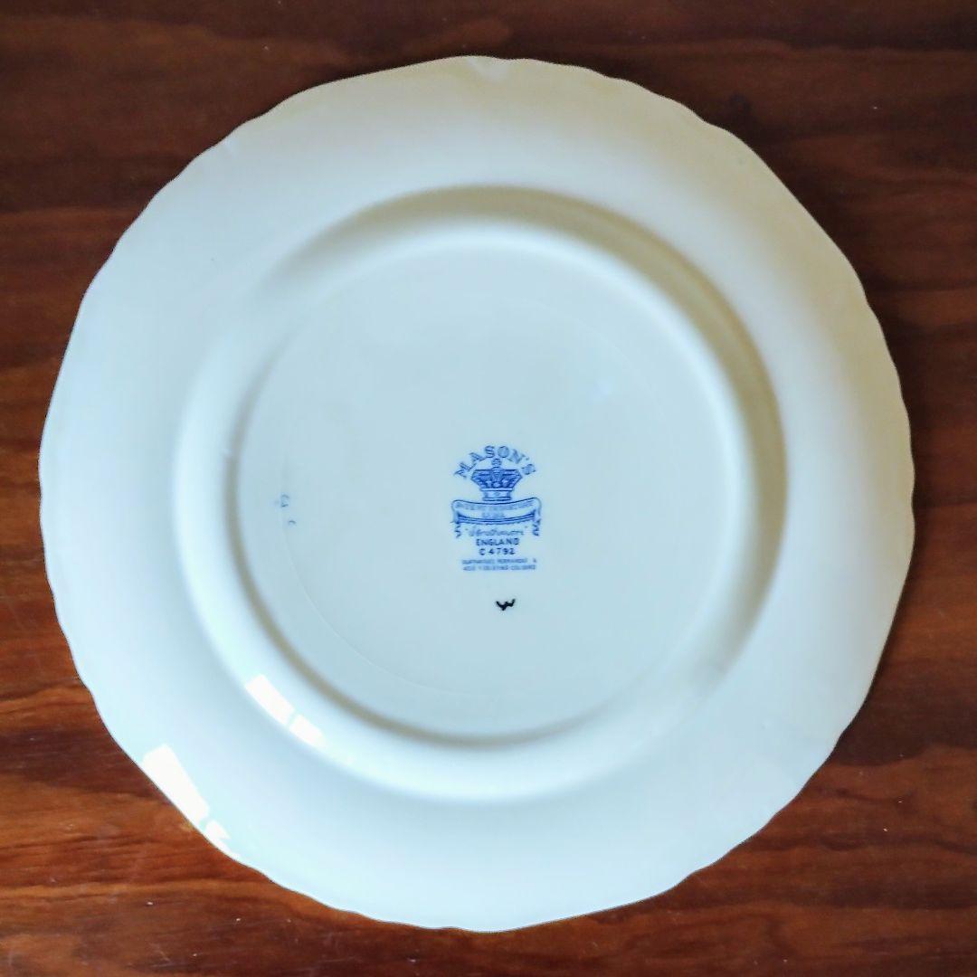 美品 メイソンズ『ストラスモア』ブルー ディナープレート 2枚セット