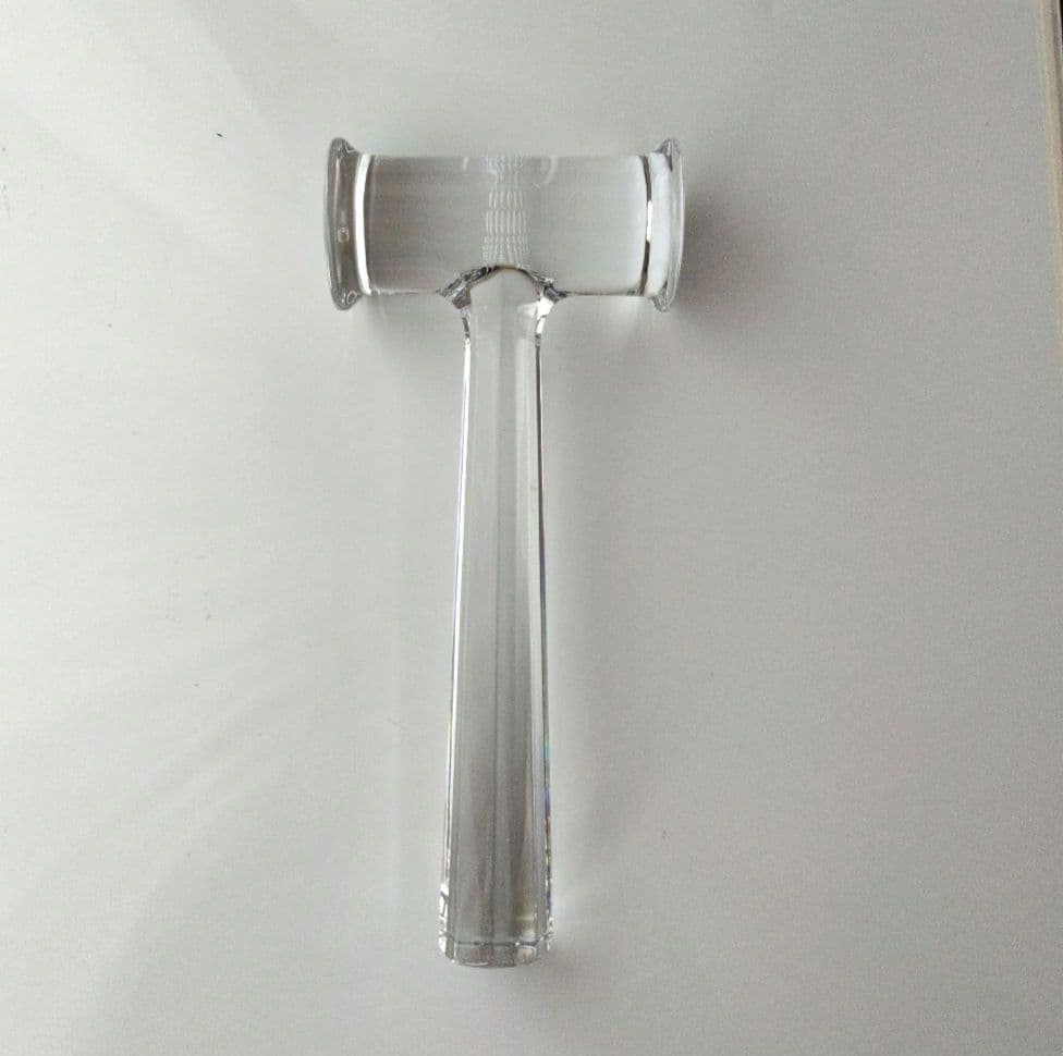 【新品】バカラ　Baccarat 　トンカチ 　ハンマー　1998 置物　箱付き