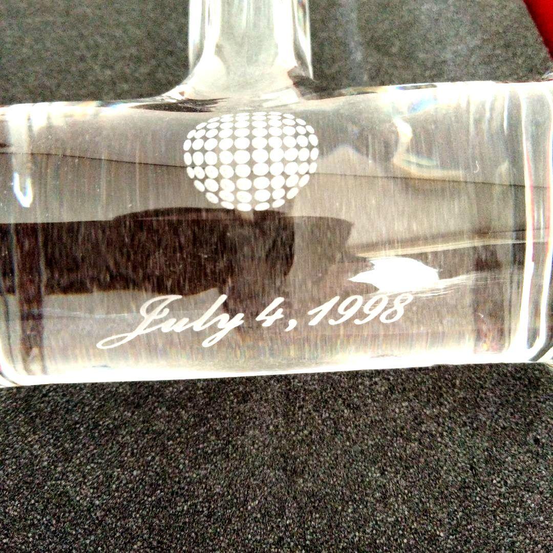 【新品】バカラ　Baccarat 　トンカチ 　ハンマー　1998 置物　箱付き