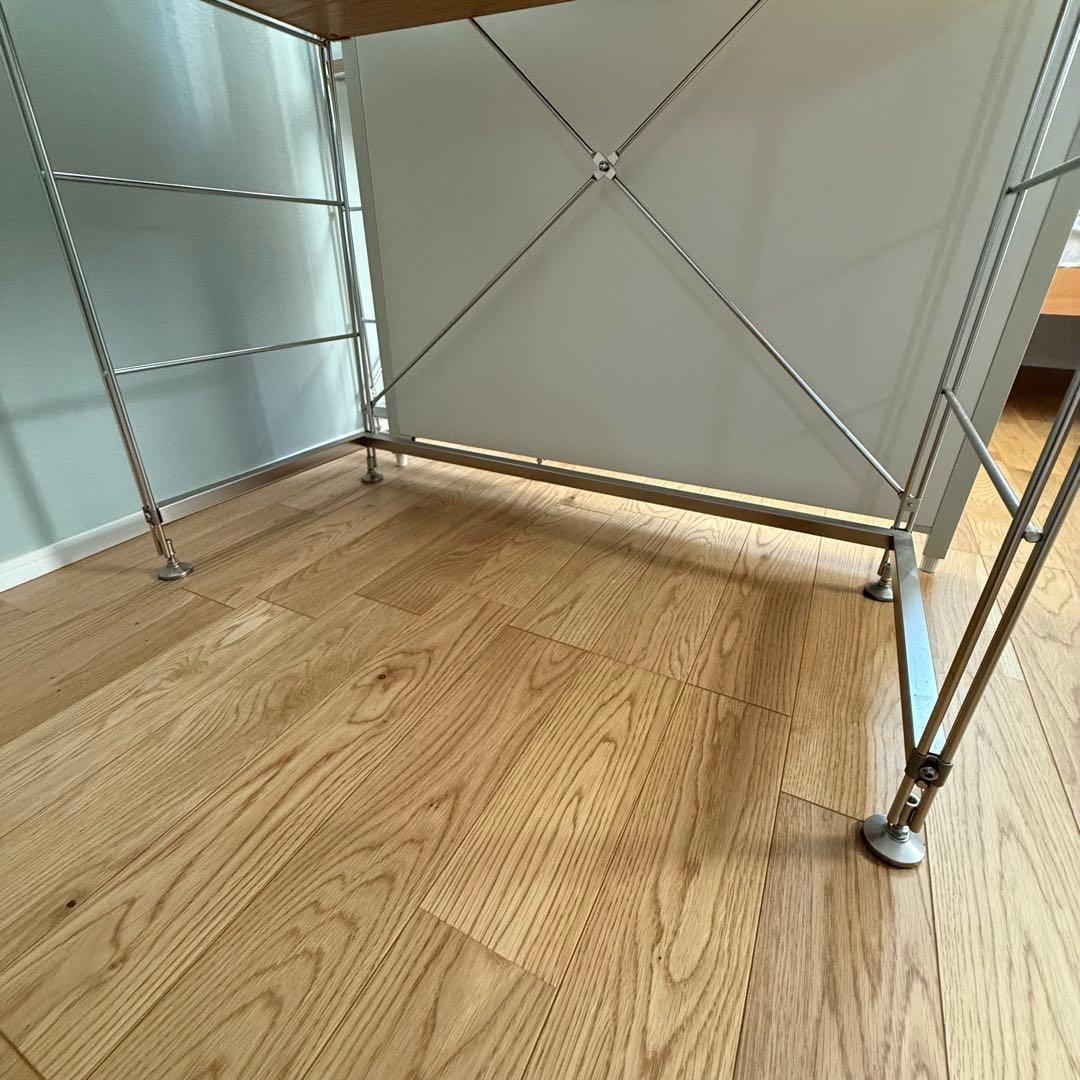 無印良品 ステンレスユニットシェルフ デスク