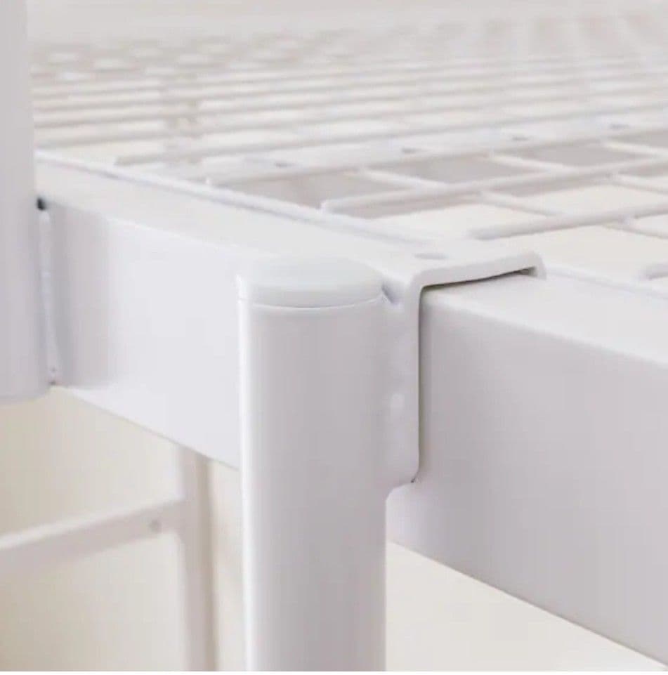 ニトリホワイト ロフトベッド スチール製