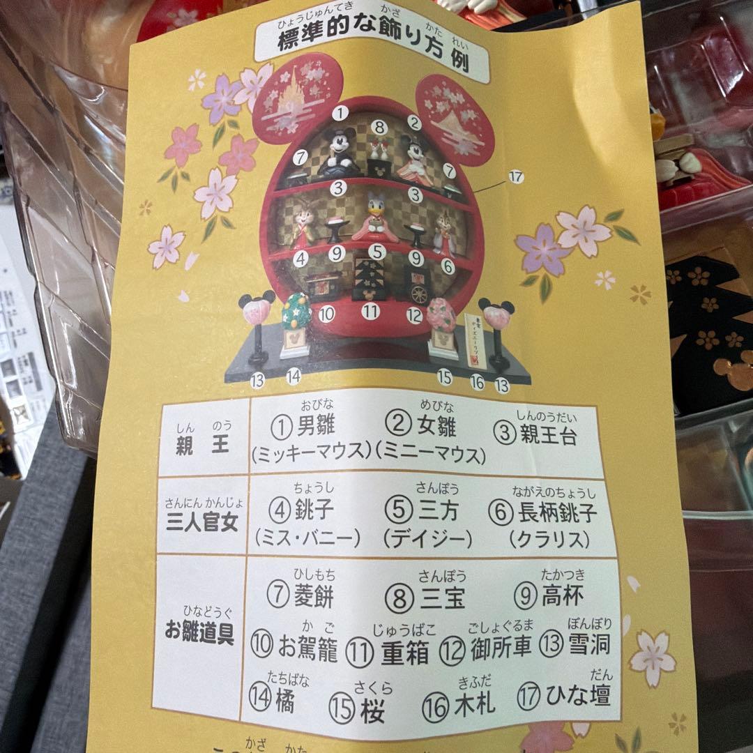 ミッキー ひな祭り飾りセット