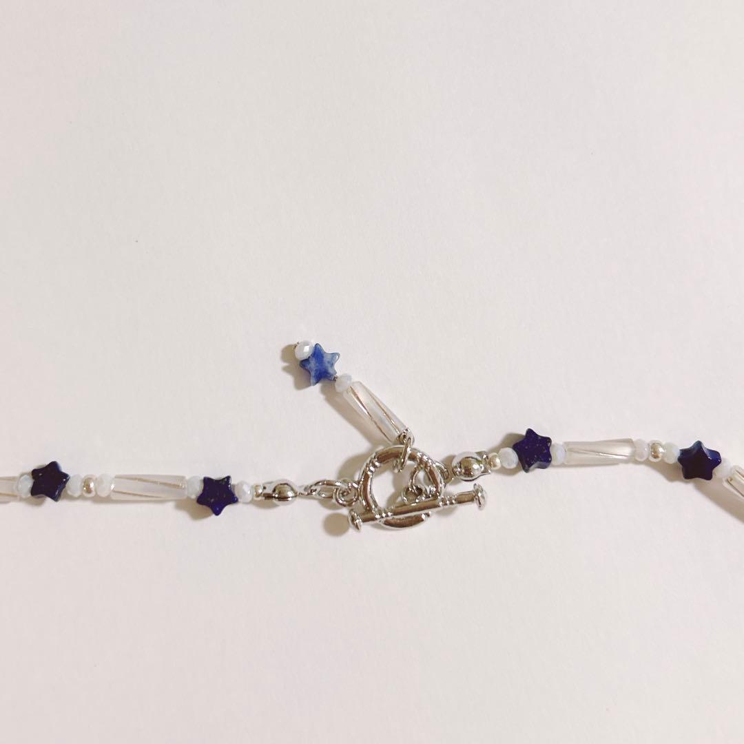 no.404／a'moureveビーズネックレス　ハンドメイド