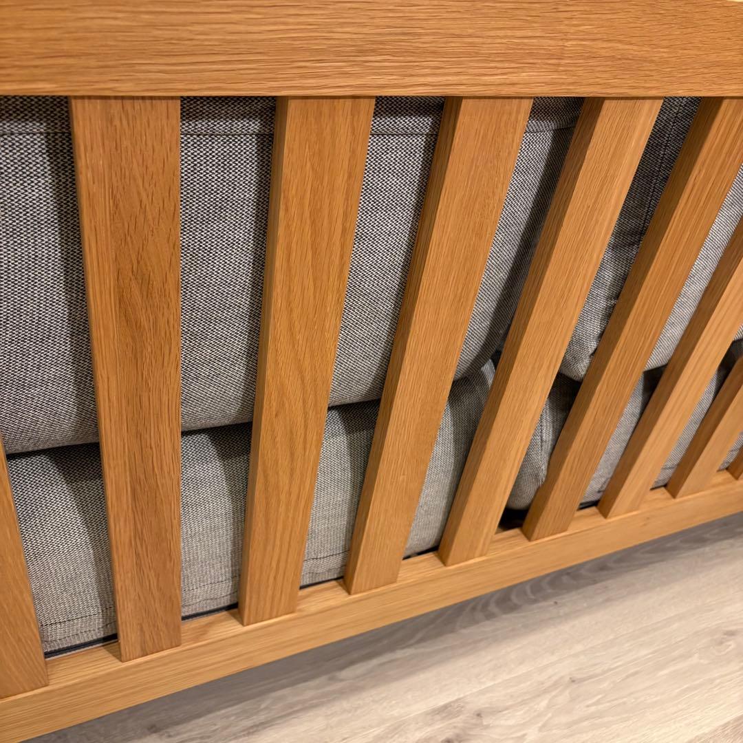 無印良品 ソファ本体2.5シータ－　木製フレームソファ　フェザーポケットコイル