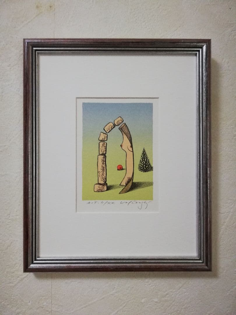 アート683 「ゲート」 チェコのリトグラフ(石版画) - メルカリ