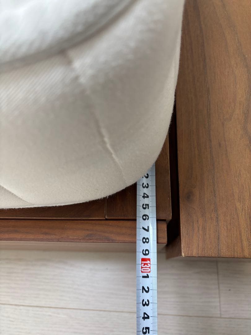 【無印良品】収納ベッド セミダブル ウォールナット　廃盤　ヘッドボード付　送料込