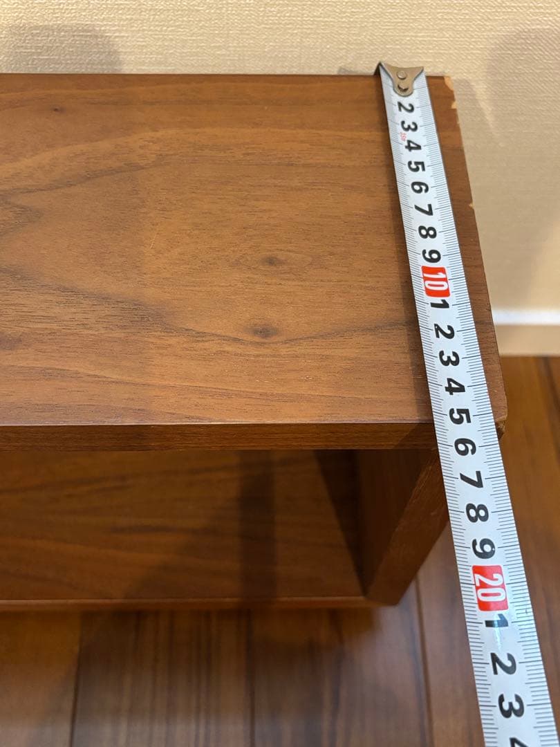 【無印良品】収納ベッド セミダブル ウォールナット　廃盤　ヘッドボード付　送料込