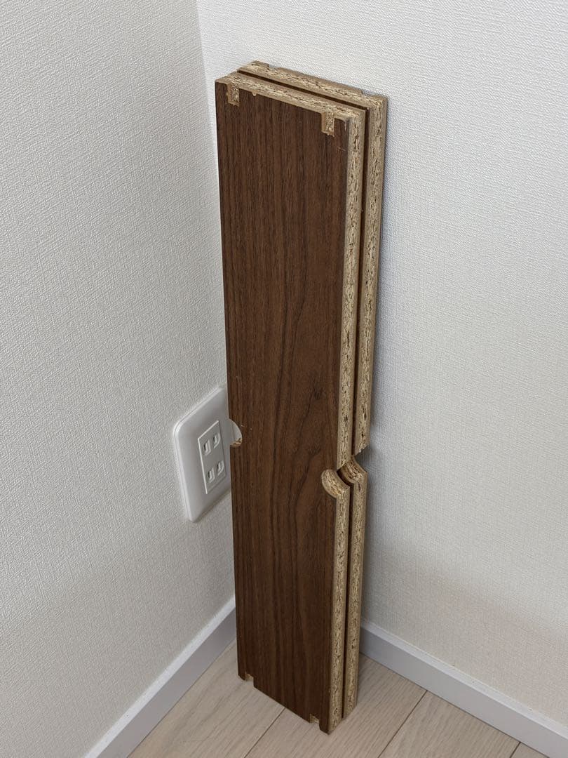 【無印良品】収納ベッド セミダブル ウォールナット　廃盤　ヘッドボード付　送料込