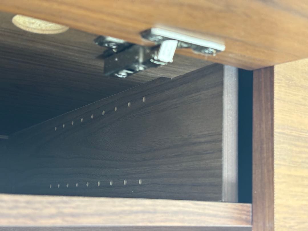 【無印良品】収納ベッド セミダブル ウォールナット　廃盤　ヘッドボード付　送料込