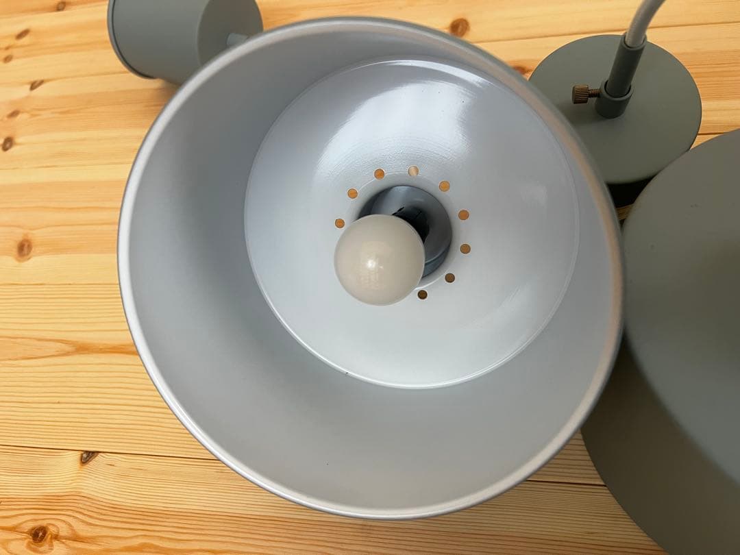 PiENi ペンダントライト3灯セット (ダクトレール•LED電球付き)