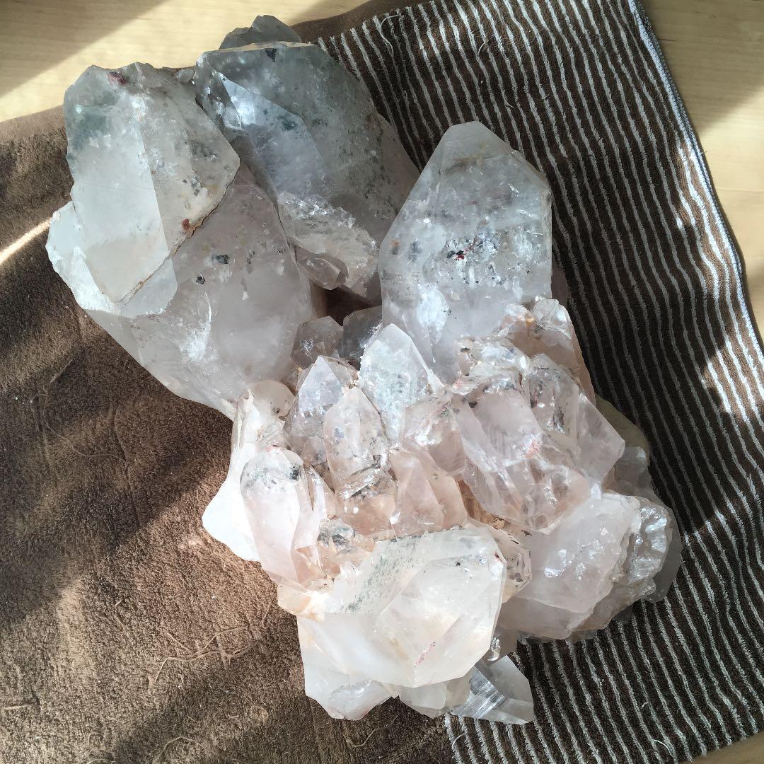 超巨大 水晶クラスター 取りに来てくださる方限定