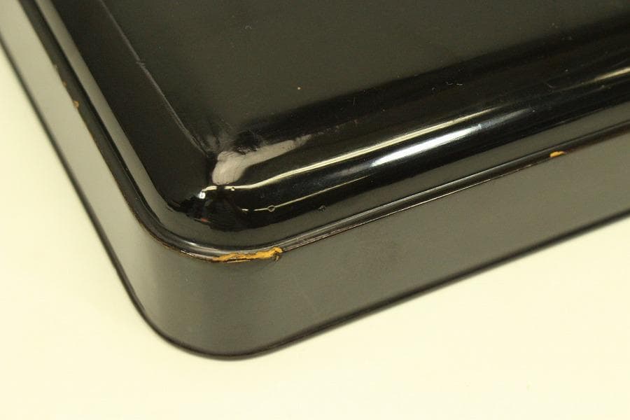 松上鶴蒔絵 四方盆 時代物(A981) - メルカリ