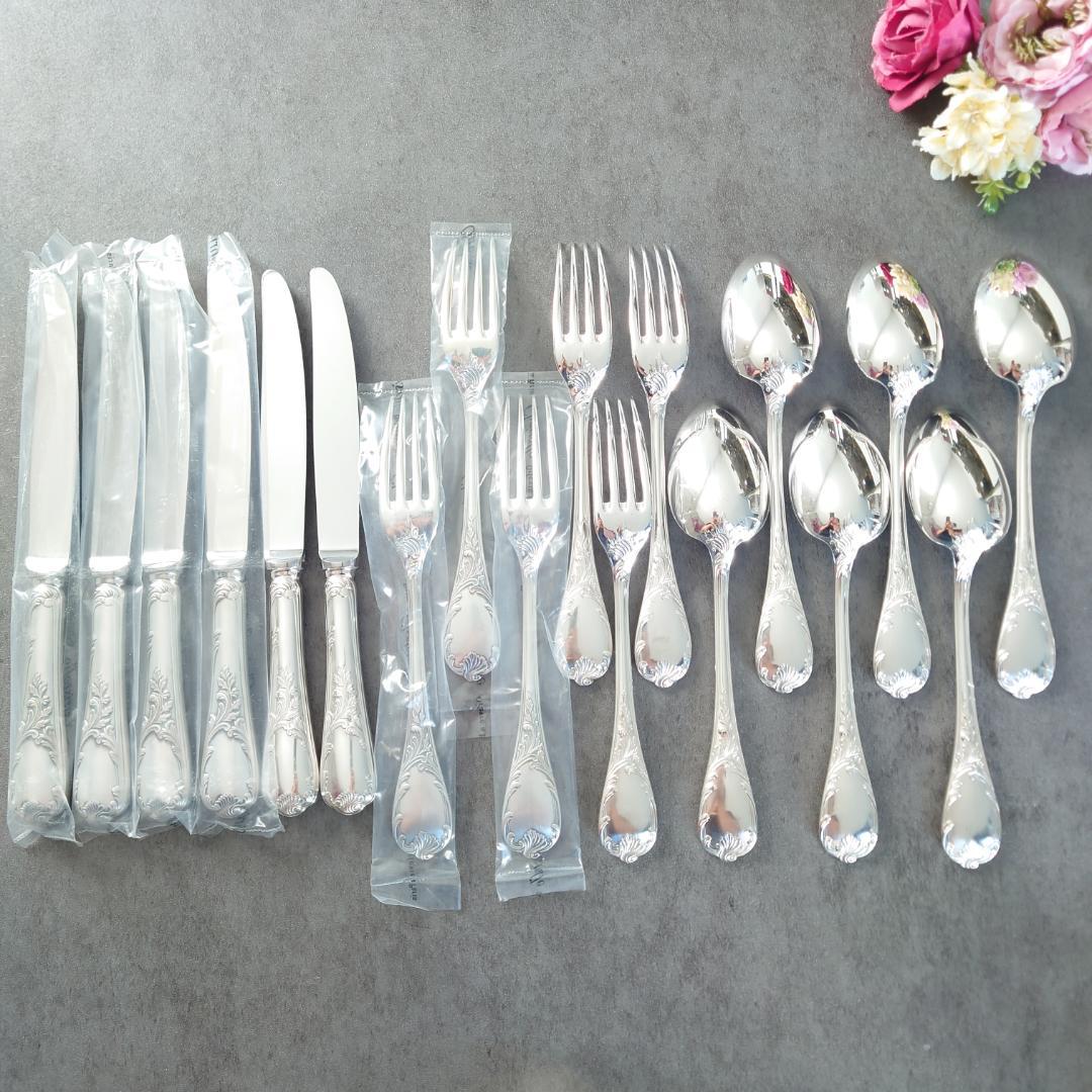 美品 クリストフル マルリー テーブルサイズ 未開封含む 18点