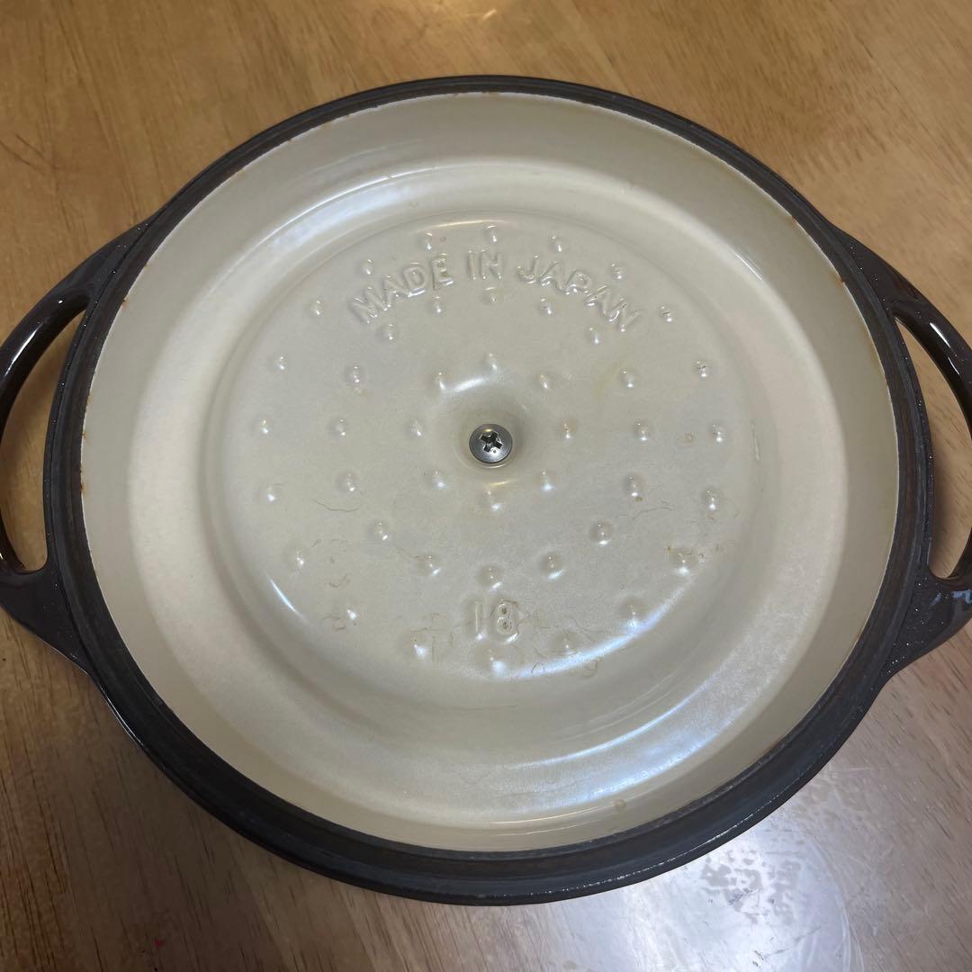 VERMICULAR バーミキュラ オーブンポットラウンド18cm レシピ本付き