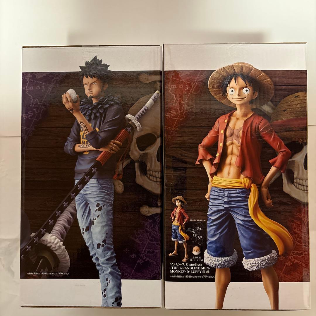 ワンピースGrandista ルフィ & トラファルガー・ロー 2体セット