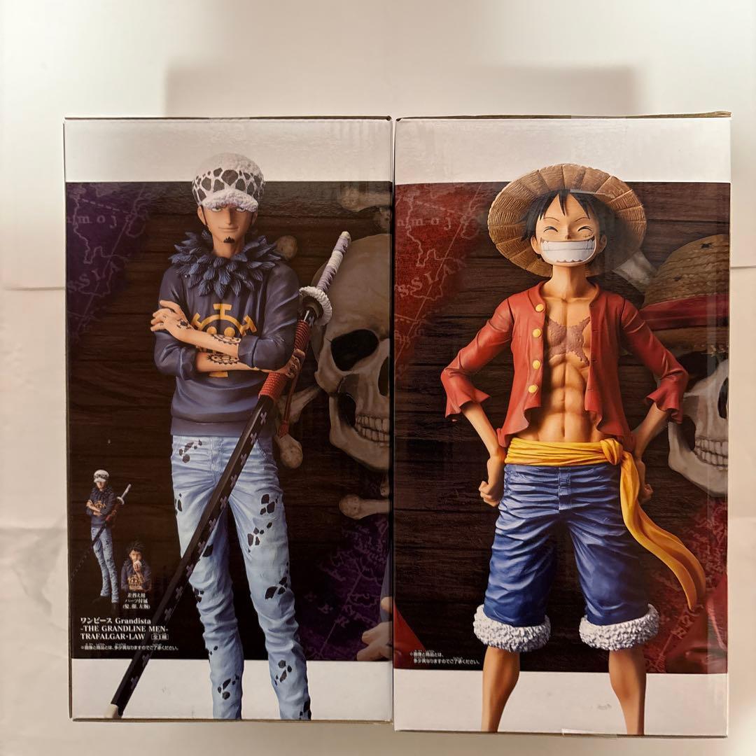 ワンピースGrandista ルフィ & トラファルガー・ロー 2体セット