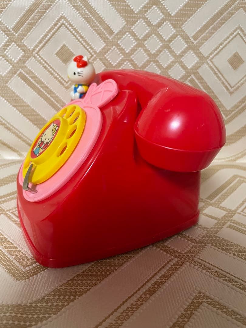 昭和レトロ　東邦化工　サンリオ　ハローキティ　キティちゃん　電話　当時物　希少