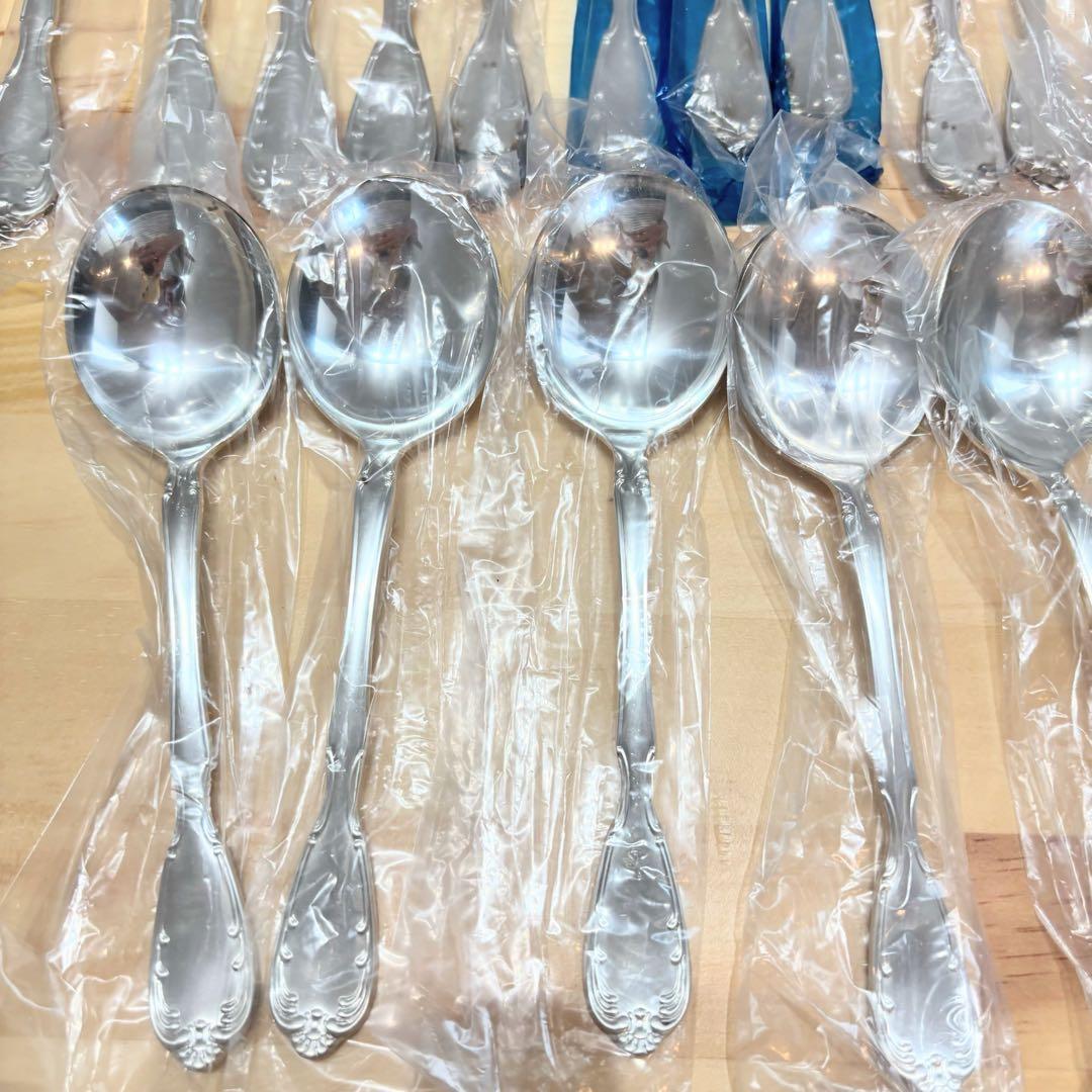 【未使用】ノリタケ カトラリー　スプーン＆フォーク　花柄　49本　大量