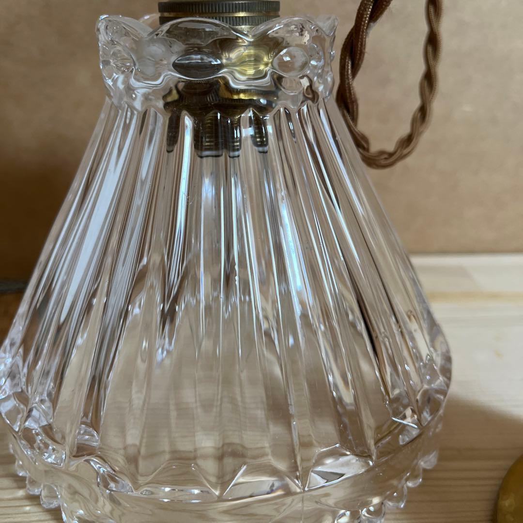 ランプシェード　ペンダントライト　真鍮　アンティーク調　ガラスランプシェード