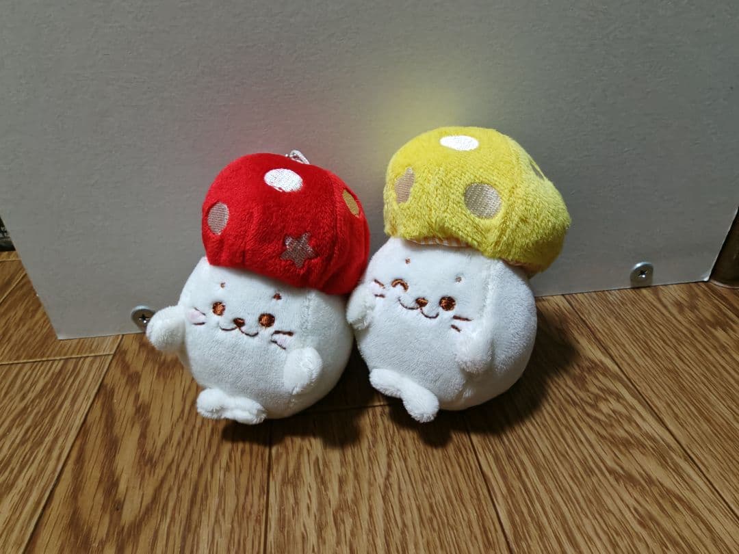 クリエイティブ ヨーコ しろたん ぬいぐるみ＆ボールチェーン