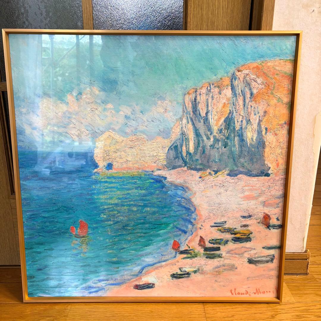 額縁付き】モネ クリムト アートポスター 3枚セット ディスプレイの