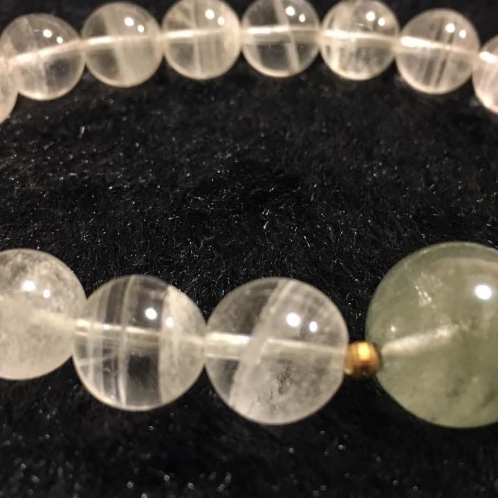 ファントムクォーツ（１４ｍｍ珠グリーンファントム１玉）